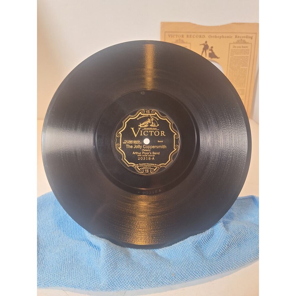 Victor 20318-A – The Jolly Coppersmith – Arthur Pryor’s Band 78 RPM- Excellent!